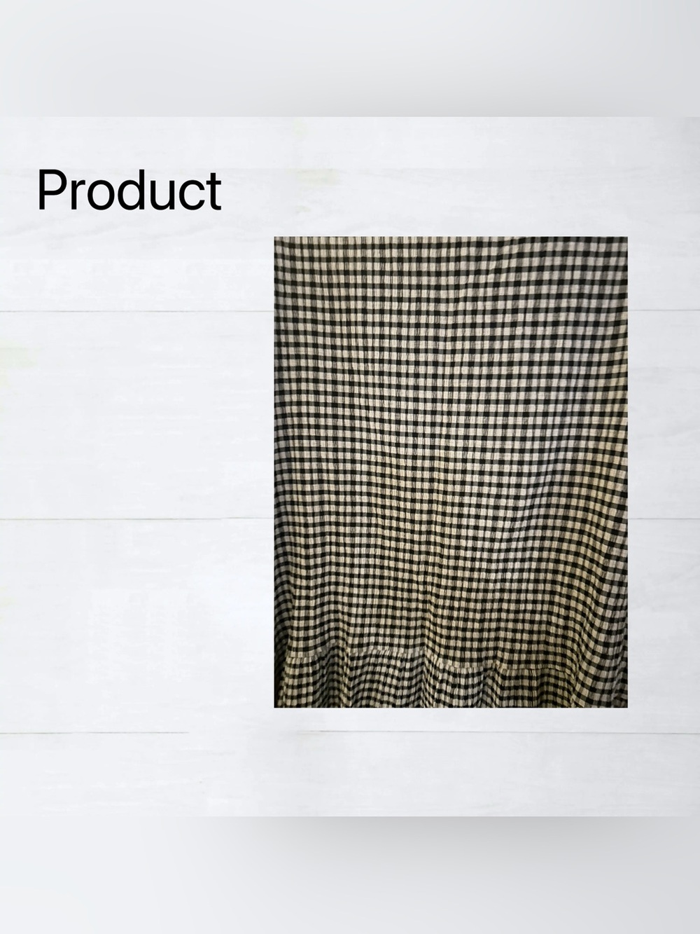 🇨🇦🆕NWT SMASH+TESS | XL | Black Gingham & peplum Valentina Puff Sleeves Top - Picture 11 of 16